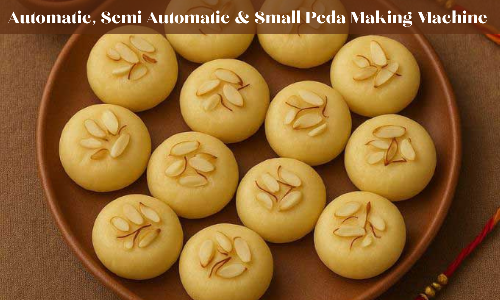 Automatic, Semi Automatic & Small Peda Making Machine