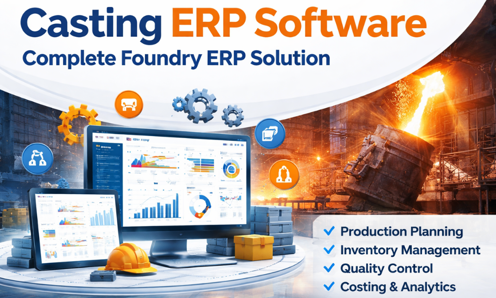 Casting ERP Software The Complete Foundry ERP Software Solution for Smart Manufacturing