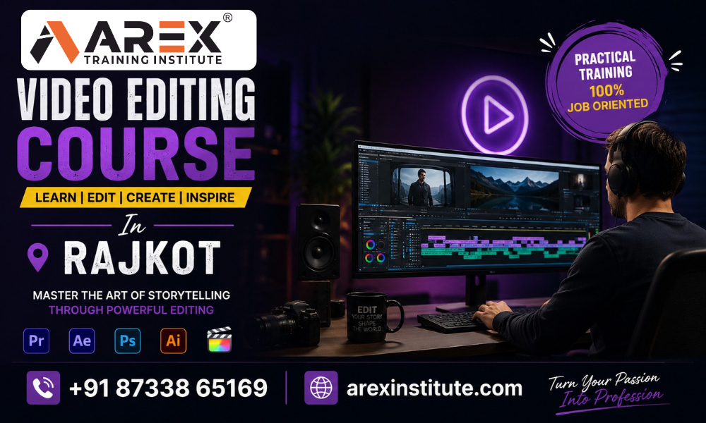 Top Video Editing Training in Rajkot - Best Institute for Film, Reel & YouTube Editing