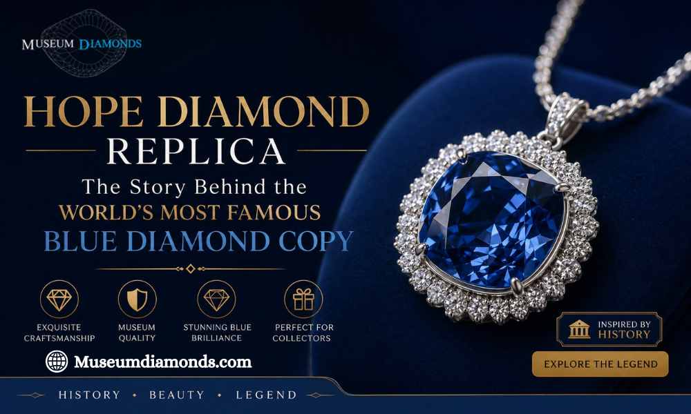 Hope Diamond Replica: The Story Behind the World's Most Famous Blue Diamond Copy